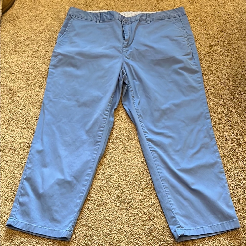LL Bean Favorite Fit Blue Pants Size 16